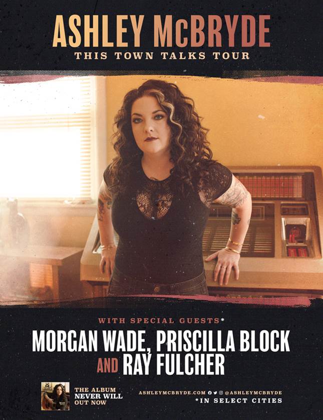 ASHLEY McBRYDE ANNOUNCES 35+ DATE THIS TOWN TALKS THEATER TOUR FOR 2021-2022